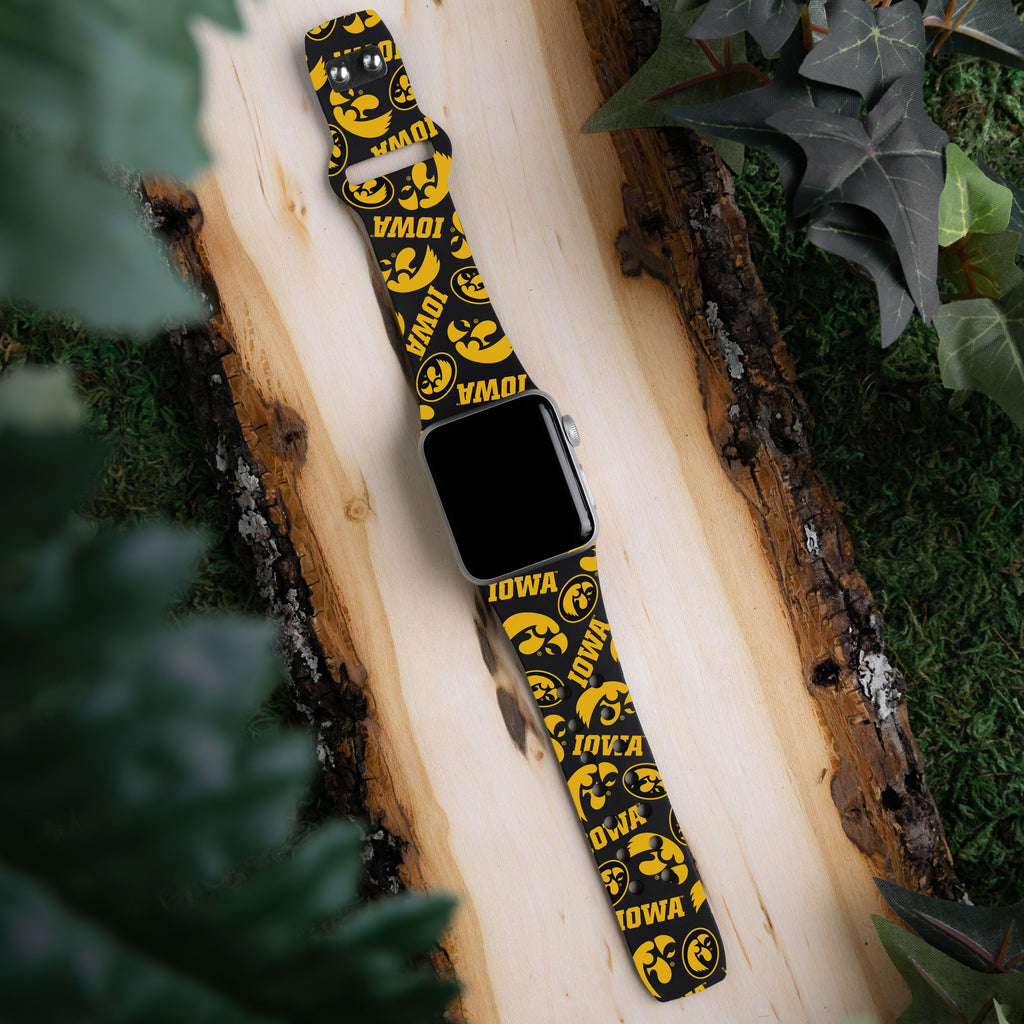 Iowa Hawkeyes HD Apple Watch Band
