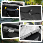 One-Click Foldable Stroller for Large Medium Small Dogs, Pet, Cats with Storage