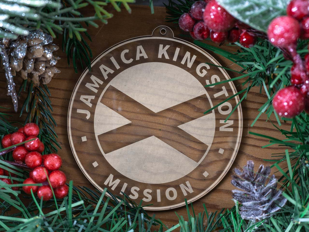 Jamaica Kingston Mission Christmas Ornament