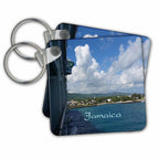 3dRose Key Chains Image of View Of Jamaica Shoreline From Cruise Ship (kc-253697-1)