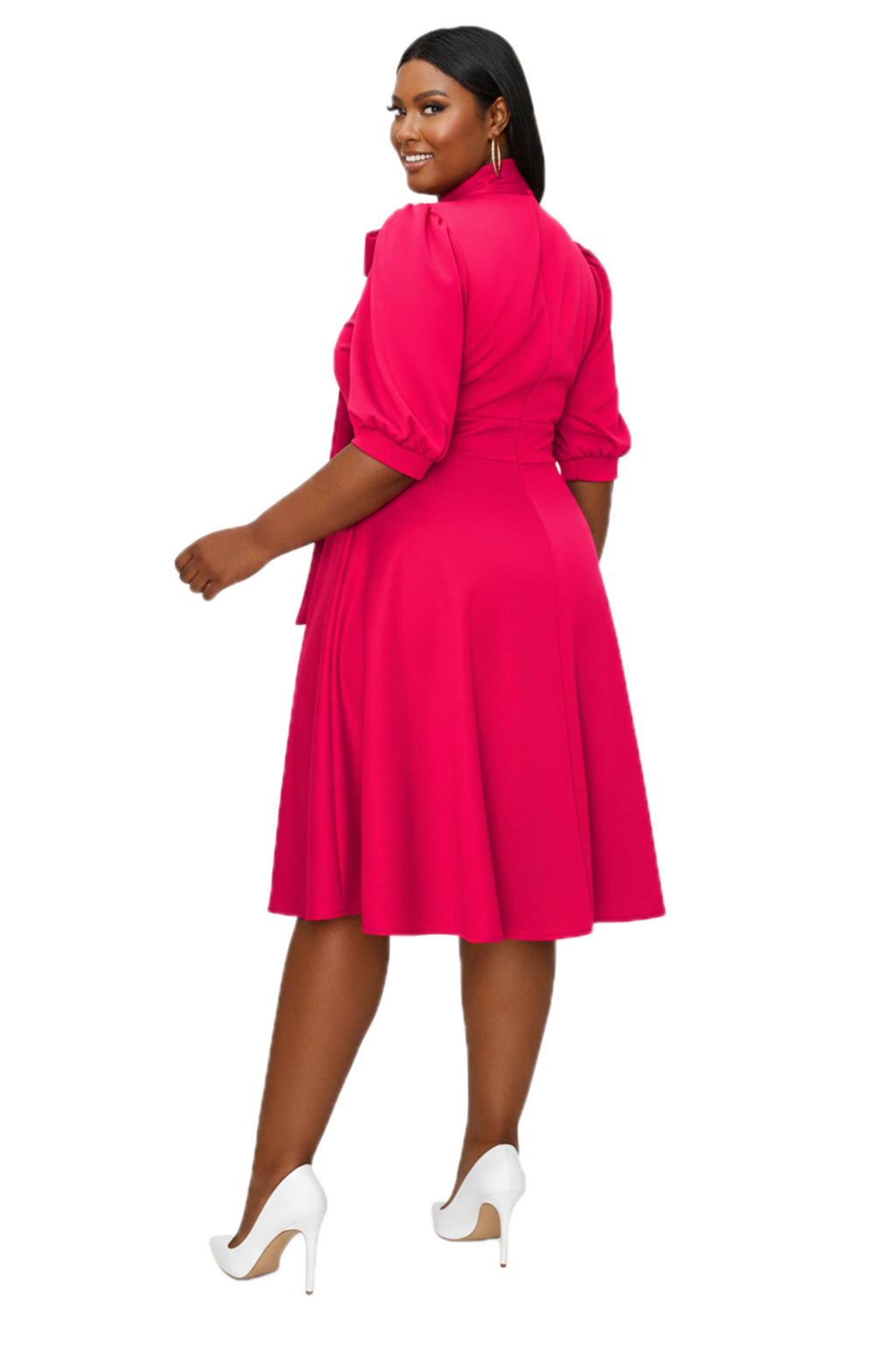 Carina Donna Flare Dress w/ Pockets