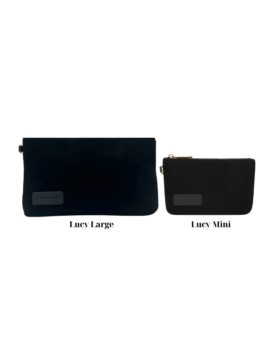 Lucy Large | Black Suede