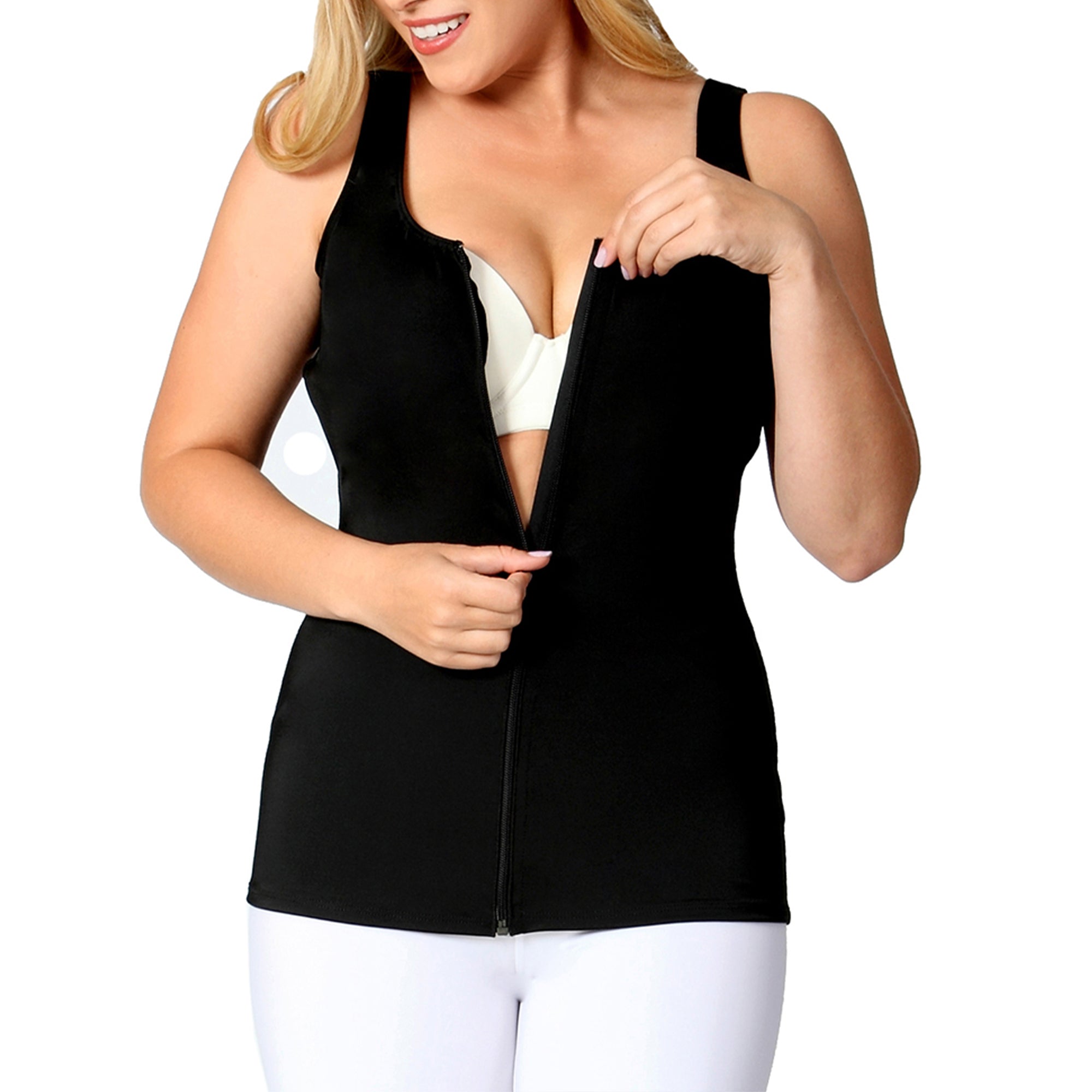 InstantFigure Front Zip Up Vest MD209