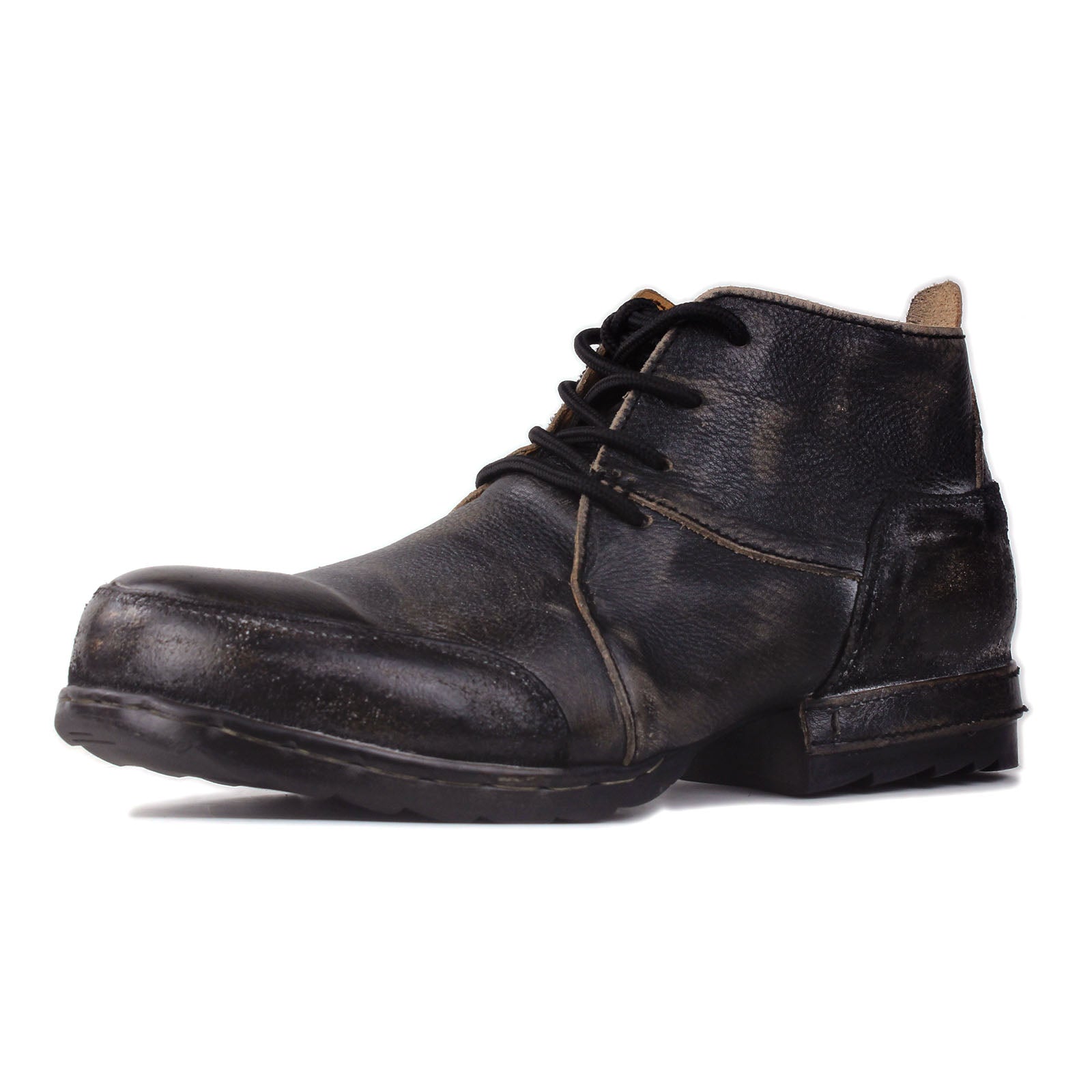 Men's Leather Ankle Boots OS-6015-7-Vintage-US-R