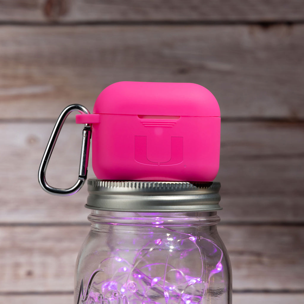 Miami Hurricanes Engraved AirPods Pro 1 & 2 Case Cover