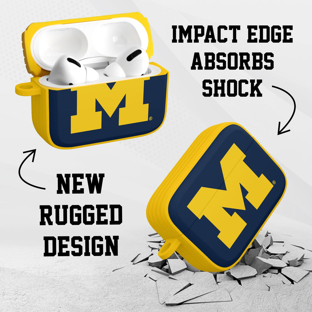 Michigan Wolverines HDX AirPods Pro 1 & 2 Case Cover