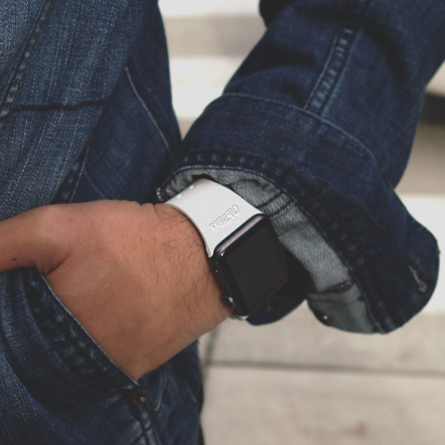 Mississippi Ole Miss Rebels Engraved Apple Watch Band