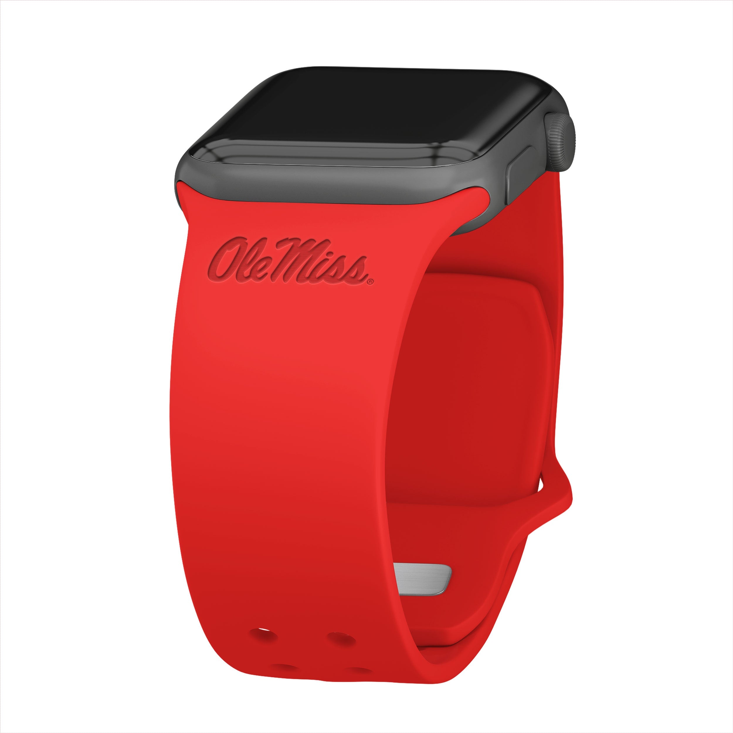 Mississippi Ole Miss Rebels Engraved Apple Watch Band