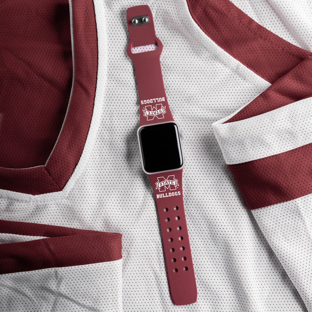 Mississippi State Bulldogs HD Apple Watch Band