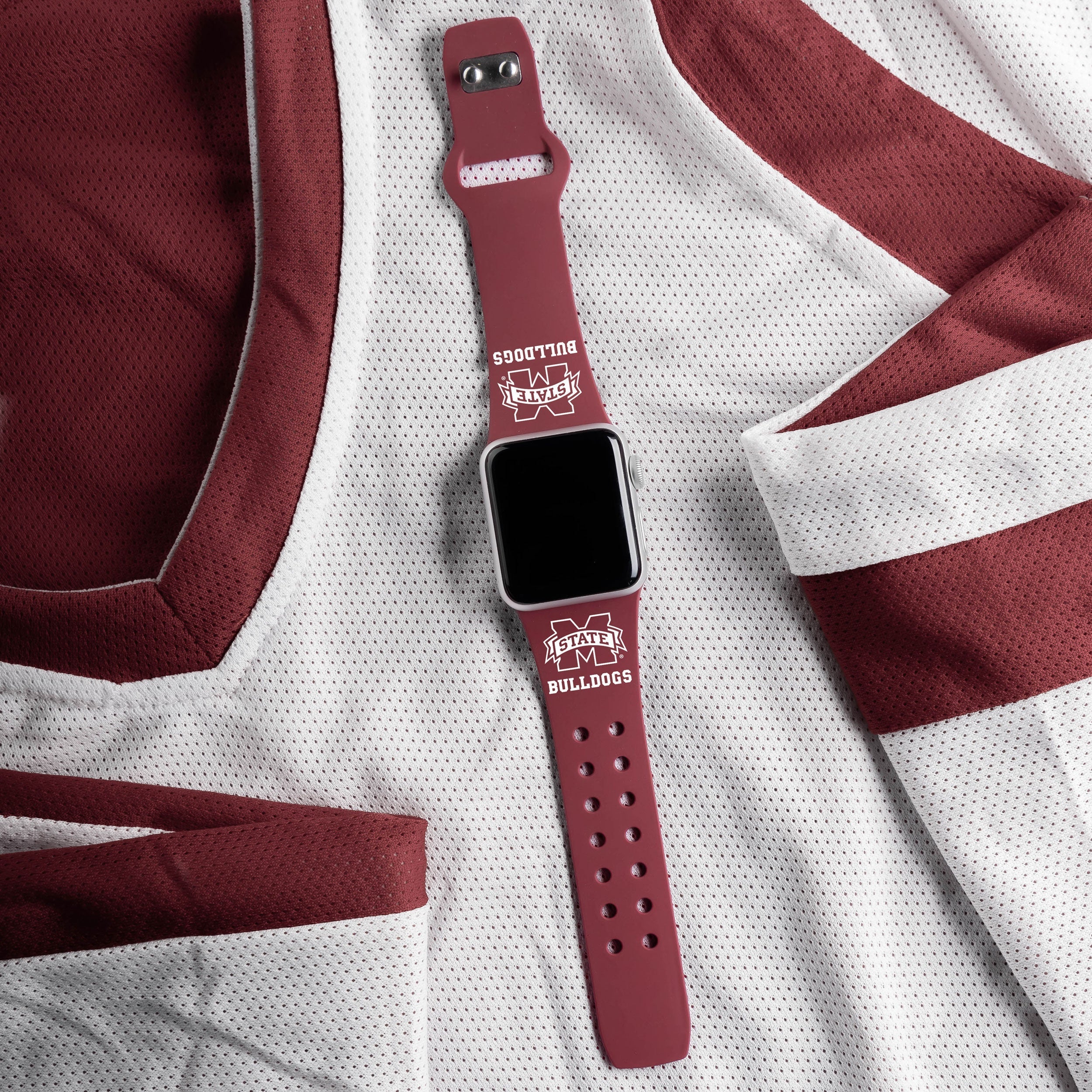 Mississippi State Bulldogs HD Apple Watch Band