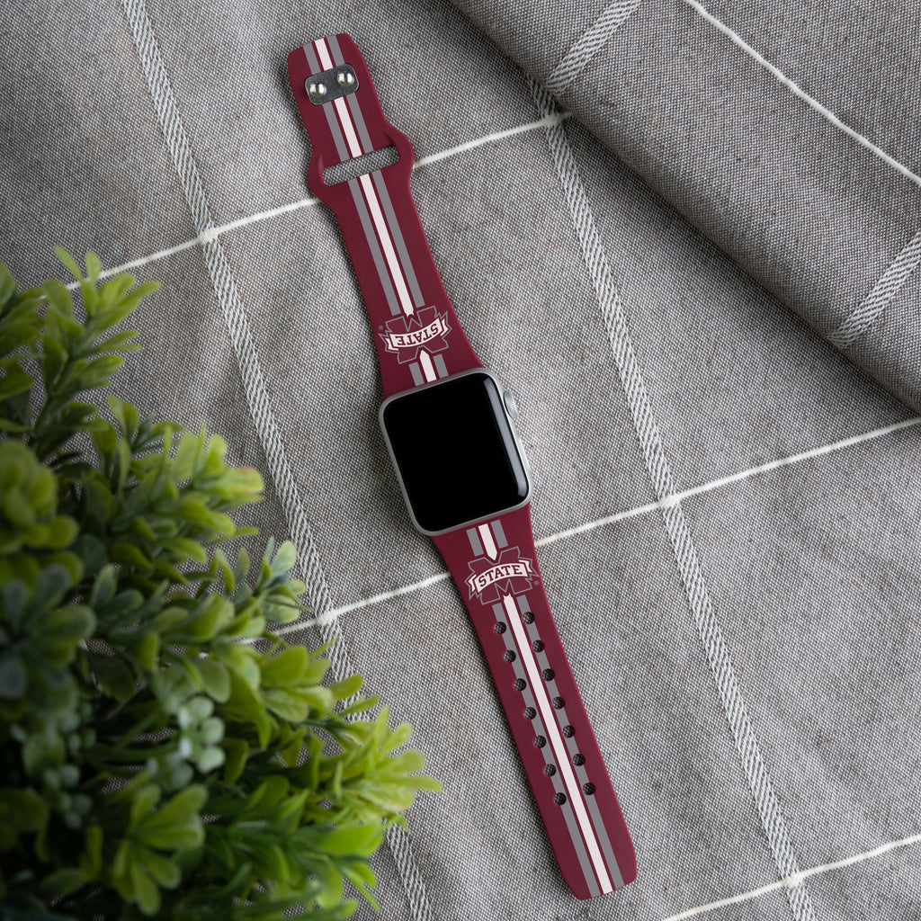 Mississippi State Bulldogs HD Apple Watch Band