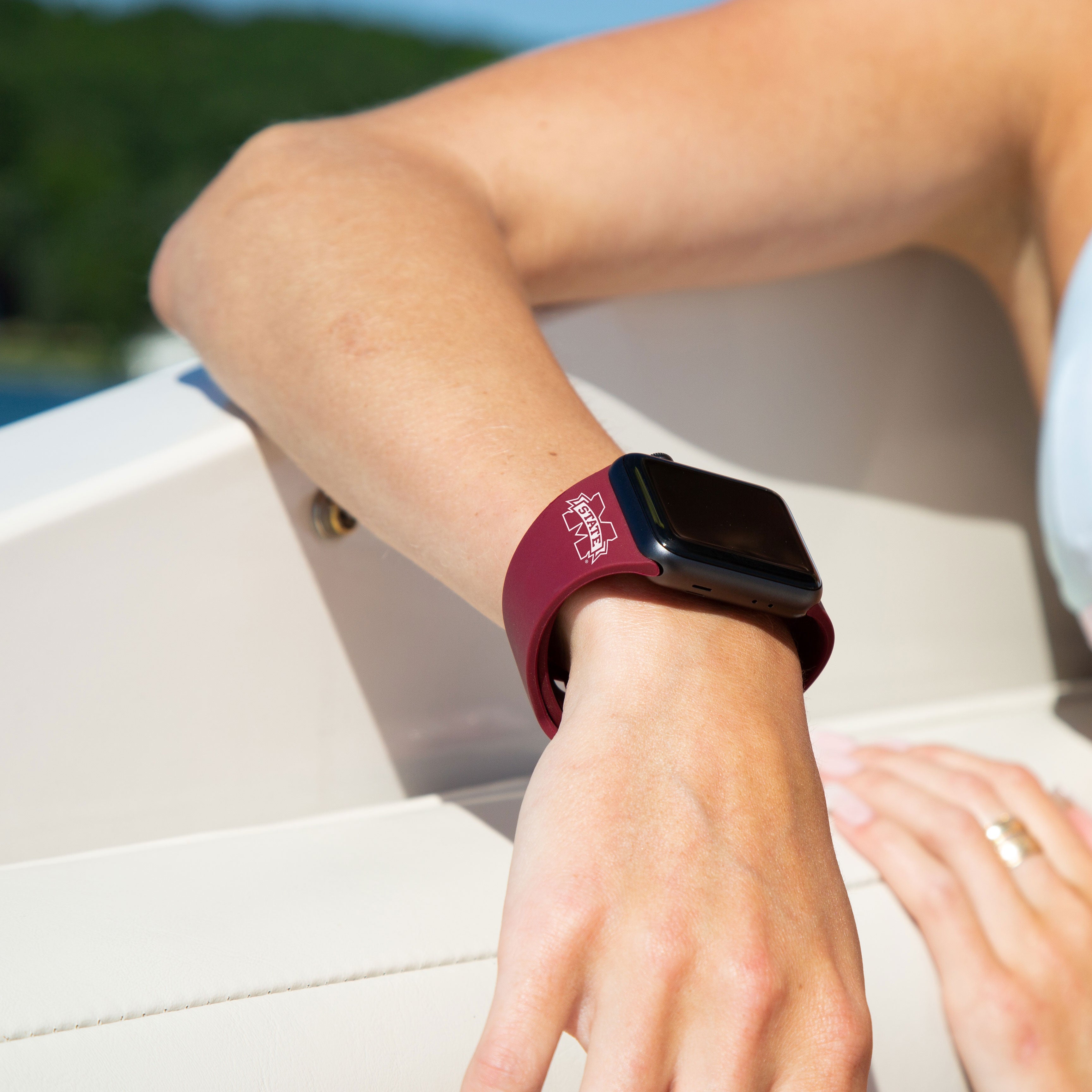 Mississippi State Bulldogs Apple Watch Band