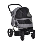 Travel Pet Stroller with Adjustable Handlebar
