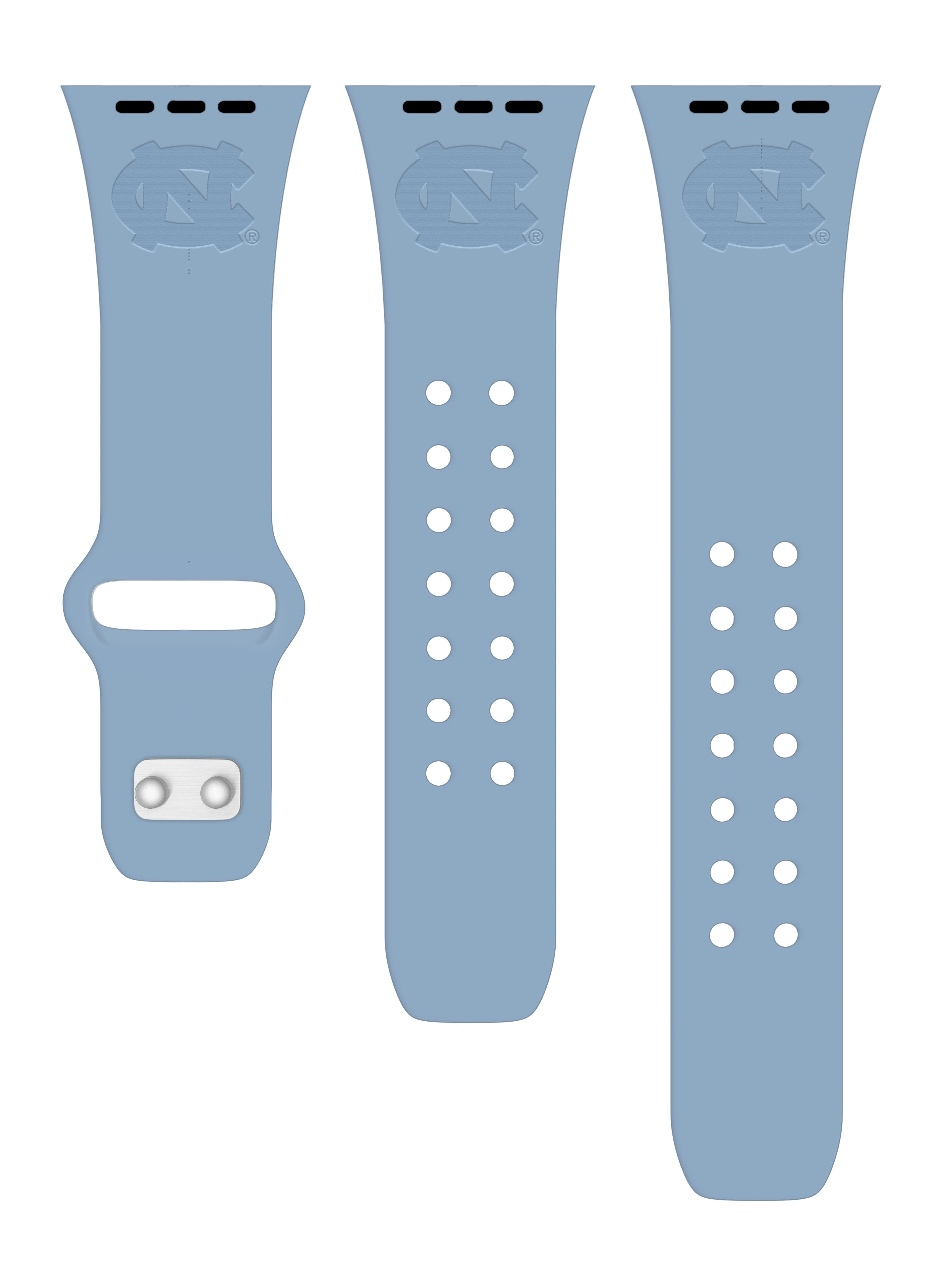 North Carolina Tar Heels Engraved Apple Watch Band