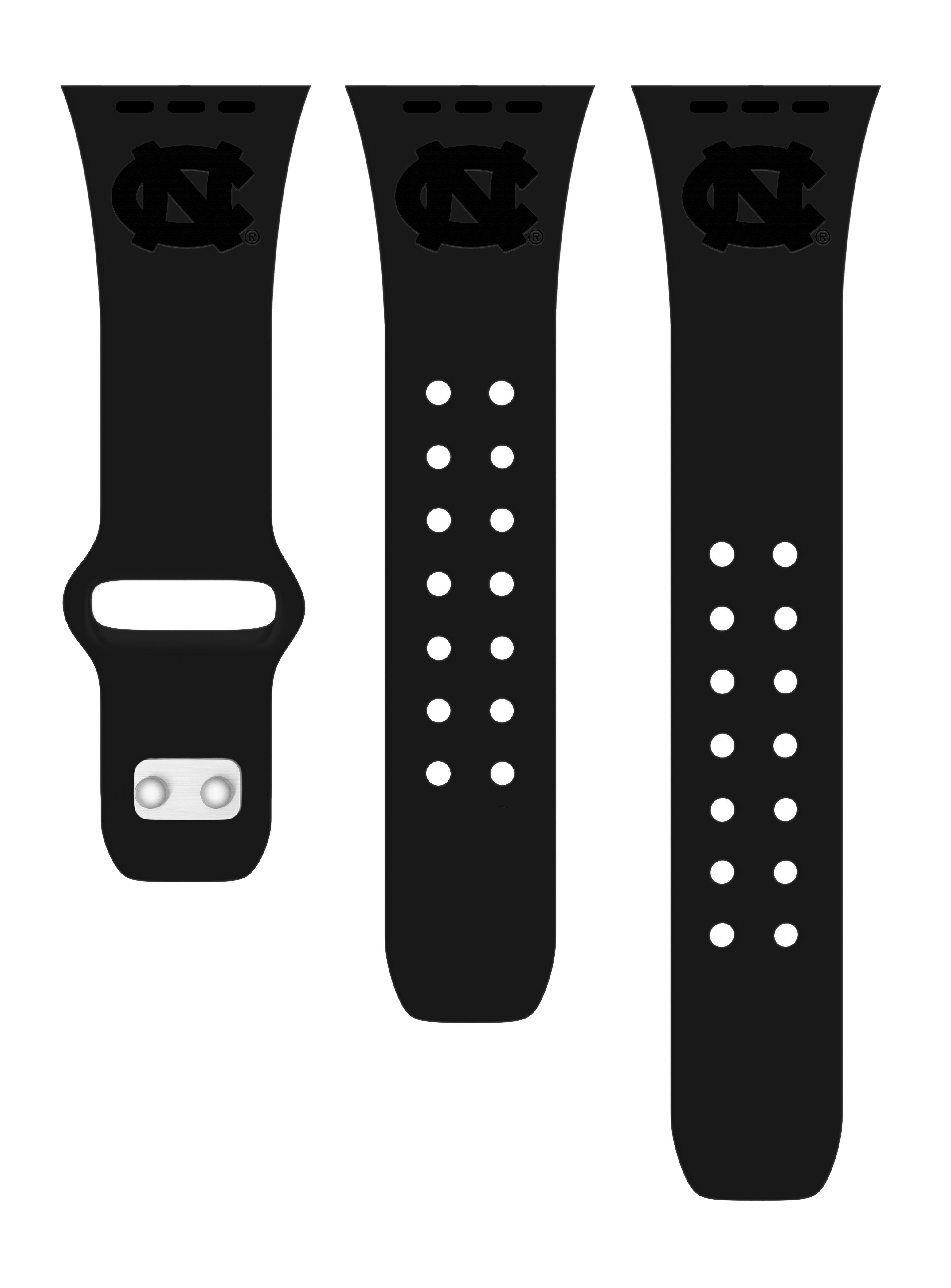 North Carolina Tar Heels Engraved Apple Watch Band