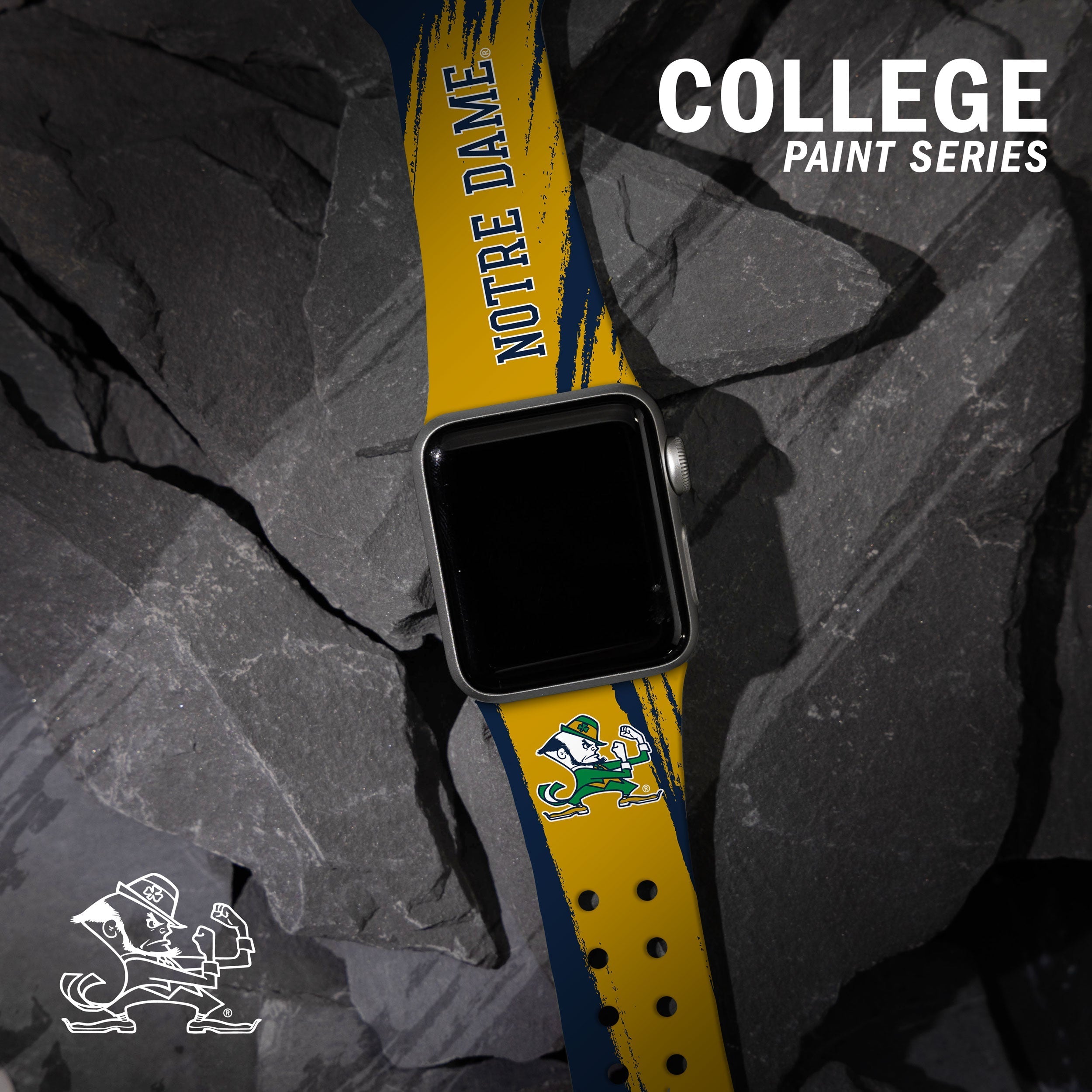 Notre Dame Fighting Irish HD Apple Watch Band