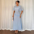 Women Clothing Spring Summer Sexy Solid Color Slim Fit Short Sleeved Lace Dress