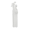 Autumn Winter Women Clothing Solid Color Sexy Halter Backless Slit Pleated Elegant Dress