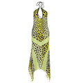 Summer Women Clothes Sexy Backless Halter Printed Slim Fit Dress Women