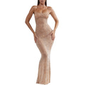 Best Women Clothes Light Diamond Sexy Sling Mermaid Dress