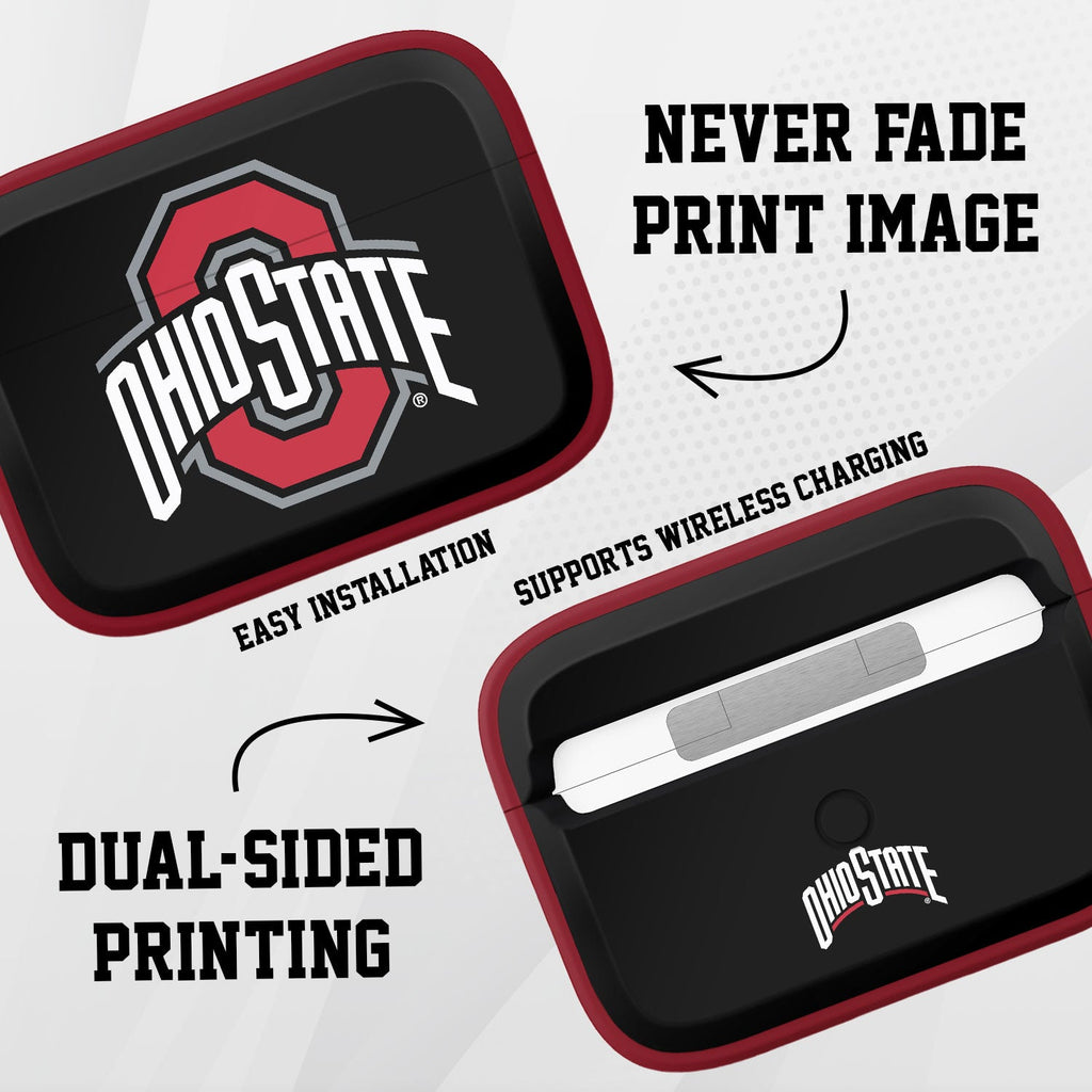 Ohio State Buckeyes HDX Apple AirPods Pro 1 & 2 Case Cover