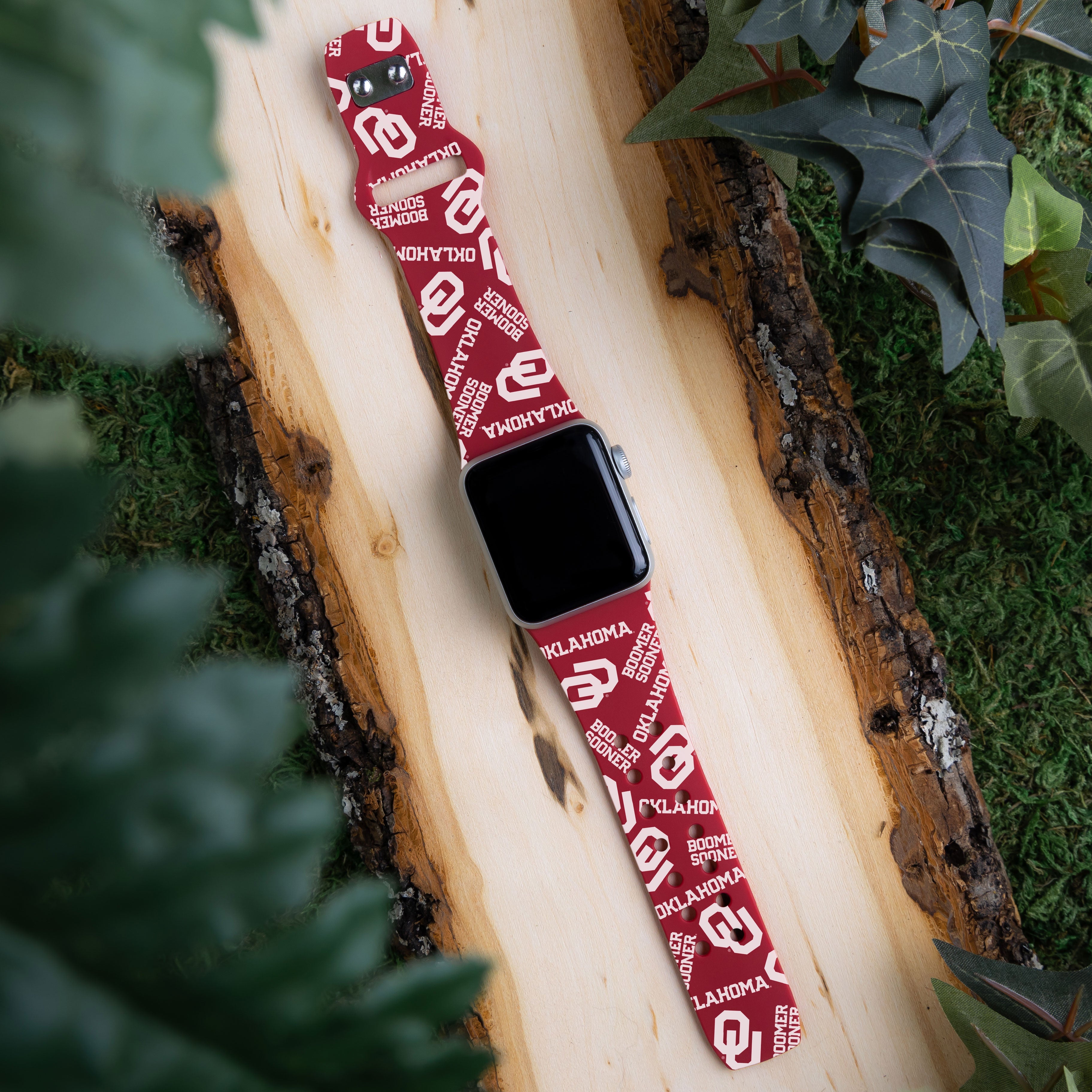 Oklahoma Sooners HD Apple Watch Band