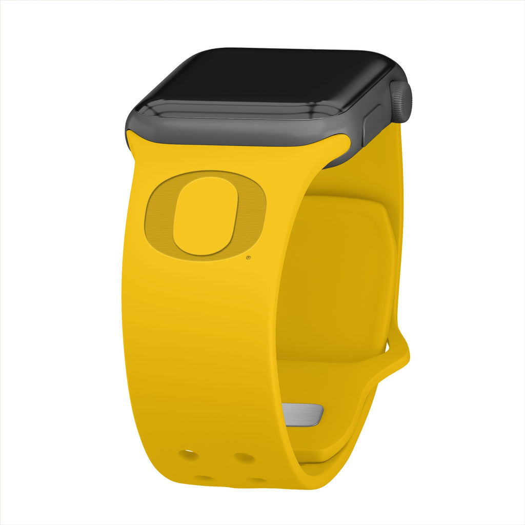 Oregon Ducks Engraved Apple Watch Band