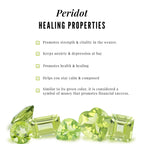 Natural 2 Carat Peridot Solitaire Engagement Ring for Women