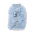 Haute Couture Feathered Luxury Pet Sweater