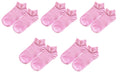 tittimitti® Kids 98% Organic Cotton Ankle Socks 5-Pack – Breathable Lightweight Socks for Active Kids