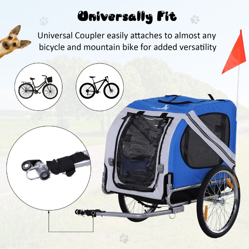 Bike Trailer Cargo Cart for Dogs and Pets