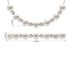 Cultured Freshwater Pearl Bolo Bracelet for Women