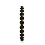 Certified Black Onyx Stackable Wedding Band for Women