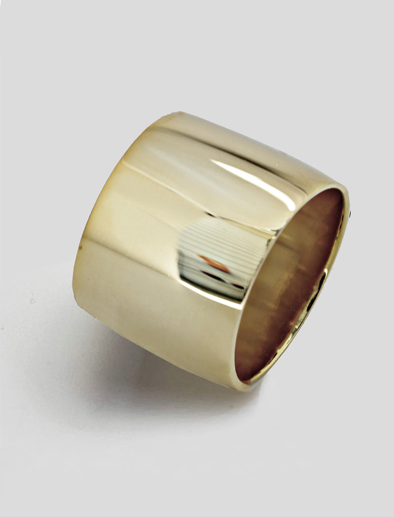 RICH Thick Cigar Band Ring | Sterling Silver