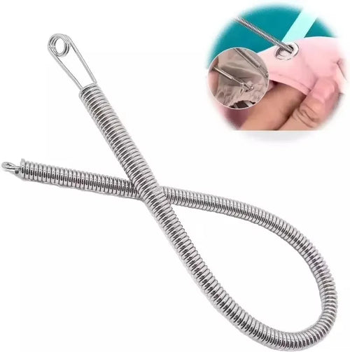 Bendable Spring Drawstring Threader Clip Pants Hoodies Elastic Band