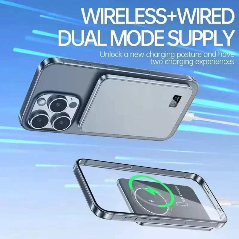 Lenovo Magnetic Wireless Power Bank with LED Display