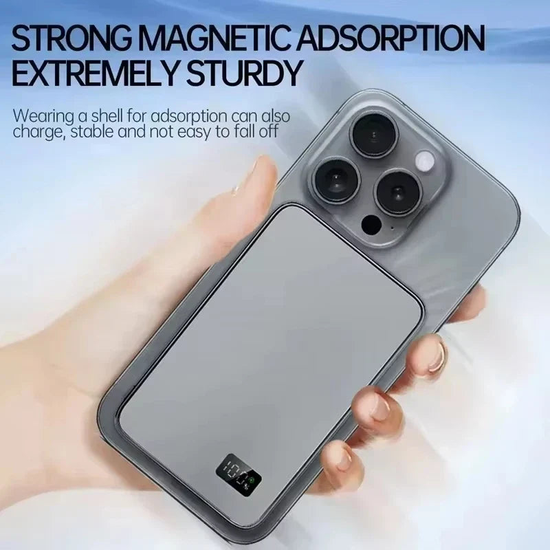 Lenovo Magnetic Wireless Power Bank with LED Display