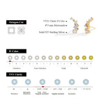 Moissanite Stud Earrings for Women S925 Sterling Silver Lab Diamond Baguette shape Irregular Earring Engagement Jewelry