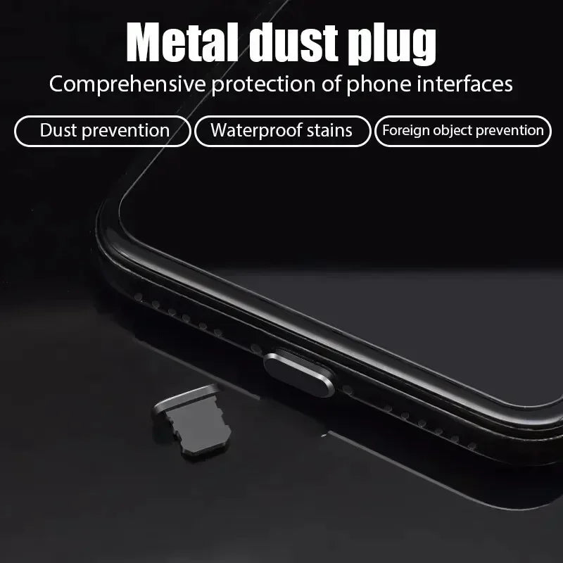 Mobile Phone Dust Plug Cleaner Kit Kits Mobile Phone Fine Dust Cleaning Brush for All Type C or iOS Port Cell Smartphone Headset