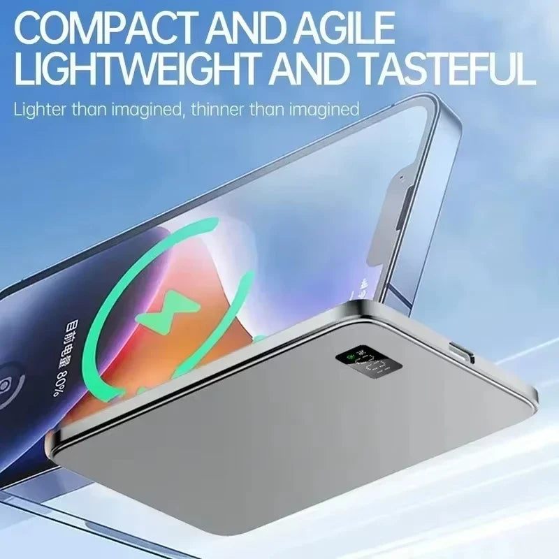 Lenovo Magnetic Wireless Power Bank with LED Display