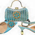 Lastest Italian Ladies Shoes with Matching Bag Set HKK1-62