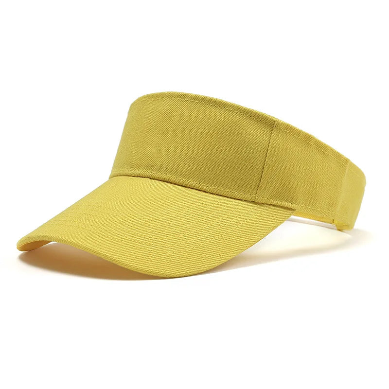 Unisex Outdoor Sports Hat | UV Protection Adjustable Visor Cap for Tennis Golf Running