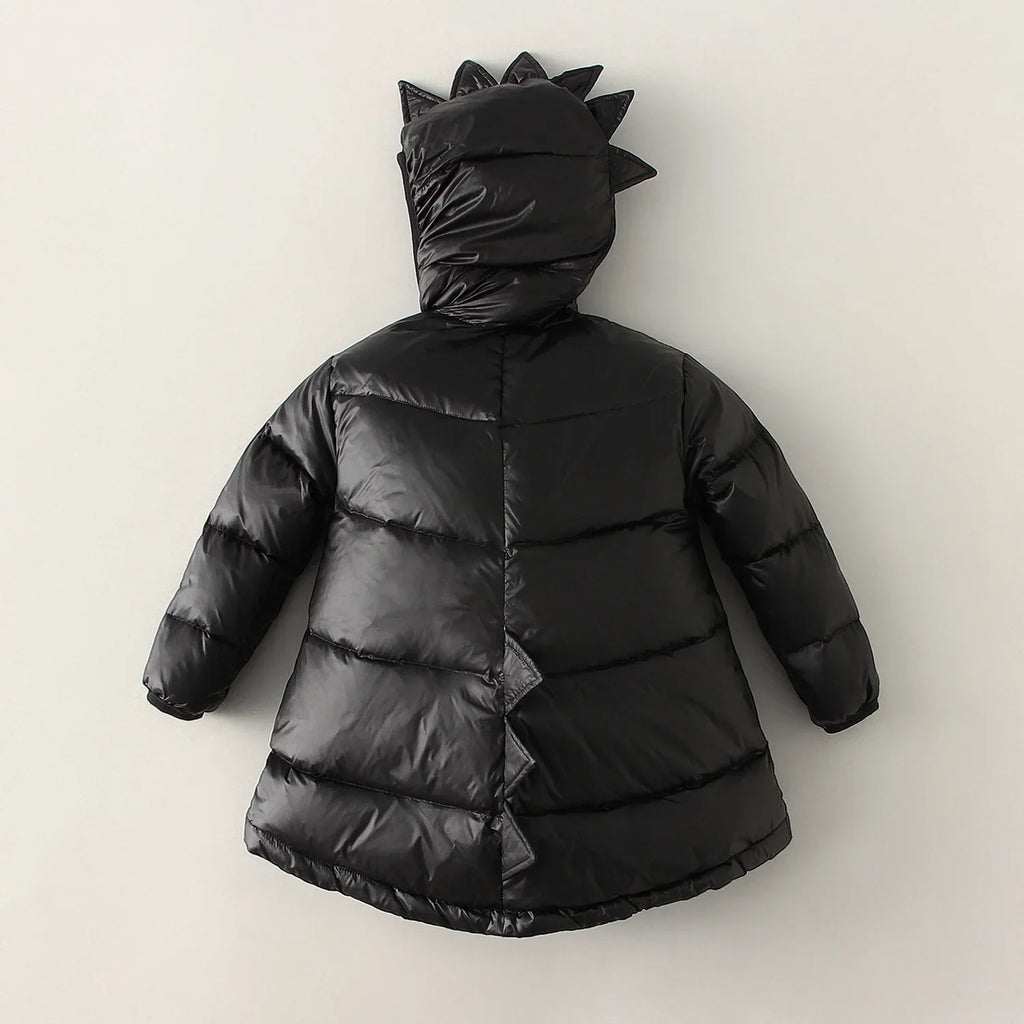 Dinosaur Kids Parka Down Coat Jacket Windproof Waterproof Thicken Children Warm Down Snowsuit Toddler Girl Boy Parkas Outerwear