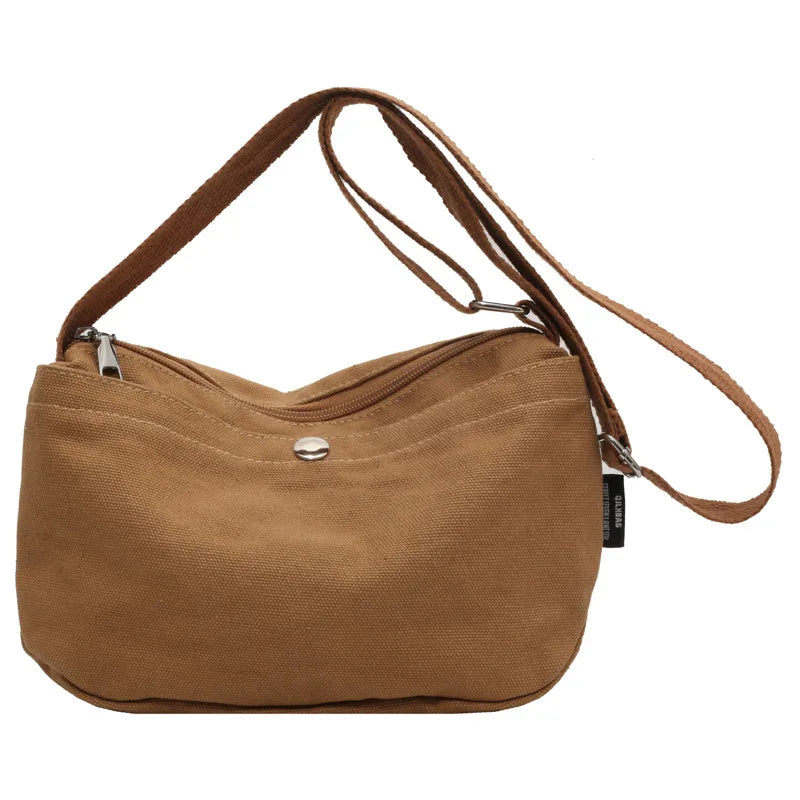Canvas Phone Bag for Women | Vintage Handbags & Casual Shoulder Crossbody Bags (Unisex Messenger & Zipper Shopper Bolsas)