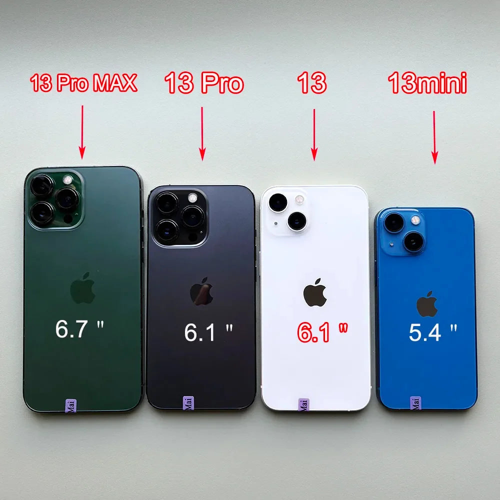 Apple iPhone 13 Pro 6.1" Phone 13 Pro Max 6.7" Original Retina OLED Face ID Unlocked 5G Mobile Phone