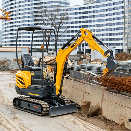 1.5 Ton Mini Excavator for Greenhouses, Farms & Construction