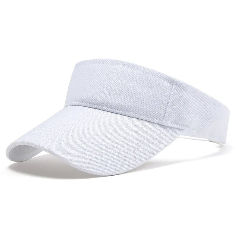Unisex Outdoor Sports Hat | UV Protection Adjustable Visor Cap for Tennis Golf Running