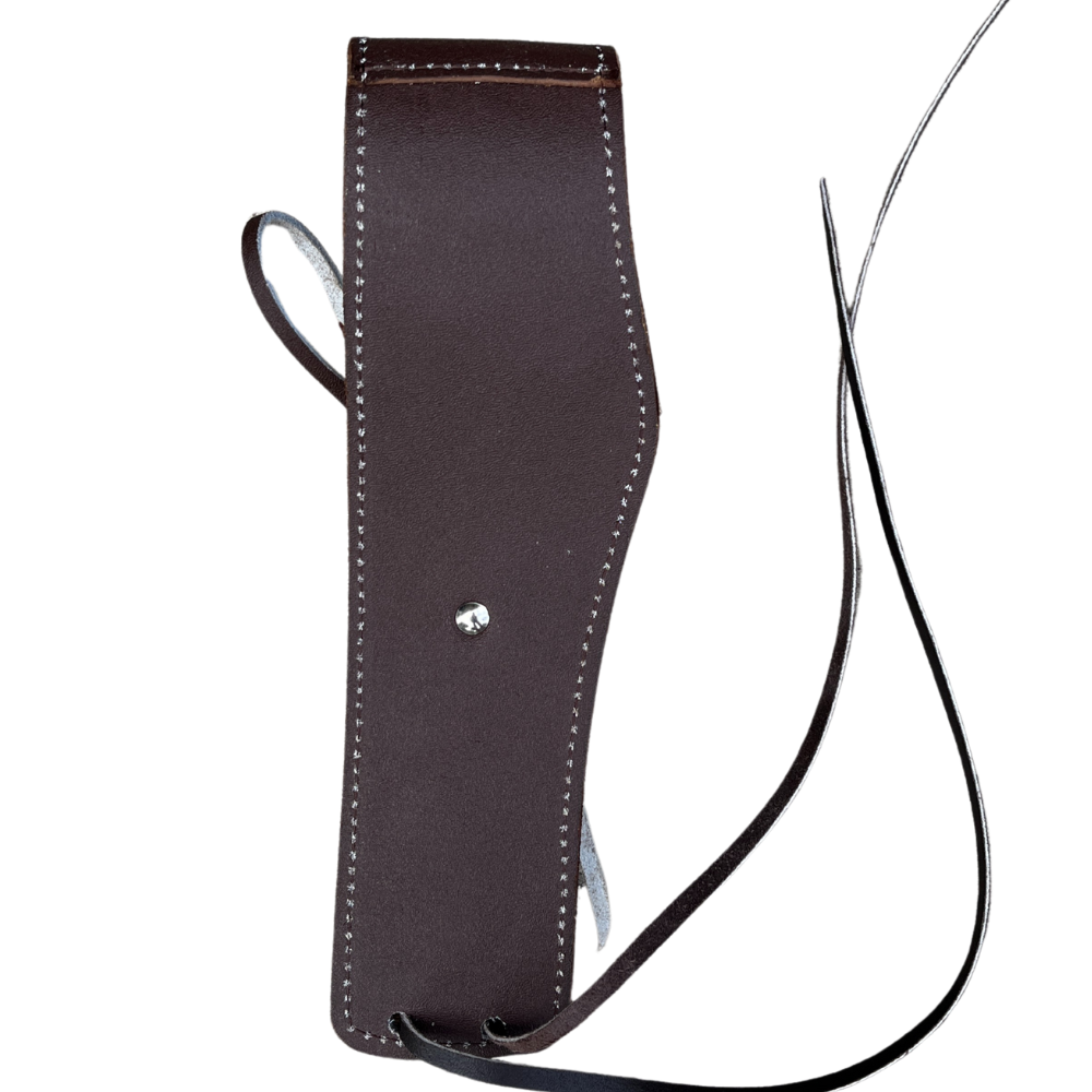 Hip Draw Western Holster | Real Cowhide - Patches