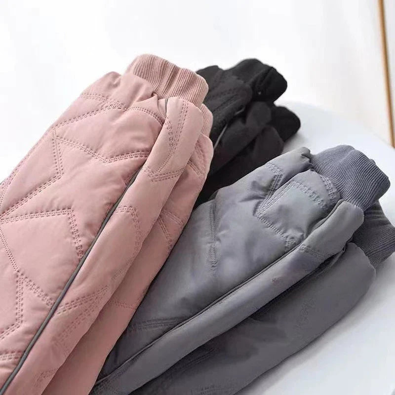 Kids Winter Thermal Pants – Cotton Padded Warm Trousers for Snow Play