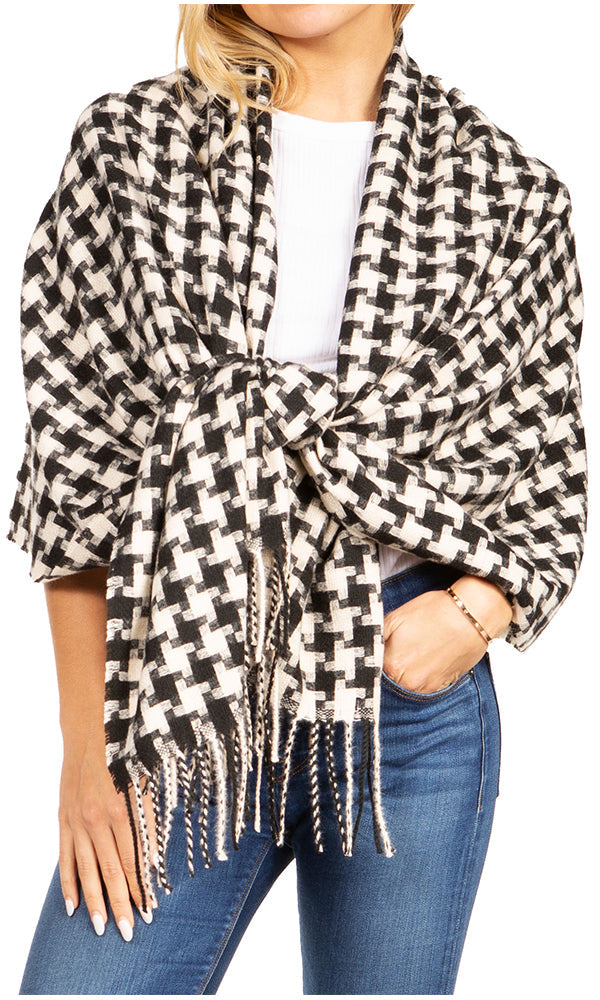 Sakkas Martinna Warm Super Soft Cashmere Feel Pashmina Shawl Wrap Scarf for Women - Weddings, Festivals, Travel & Daily Wear
